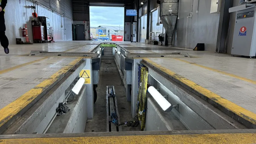 TDM COF inspection pit
