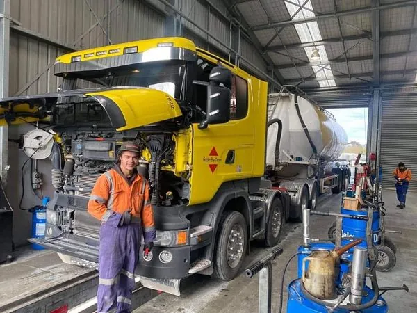 Golden Bay Cement Volvo fleet serviced by TDM